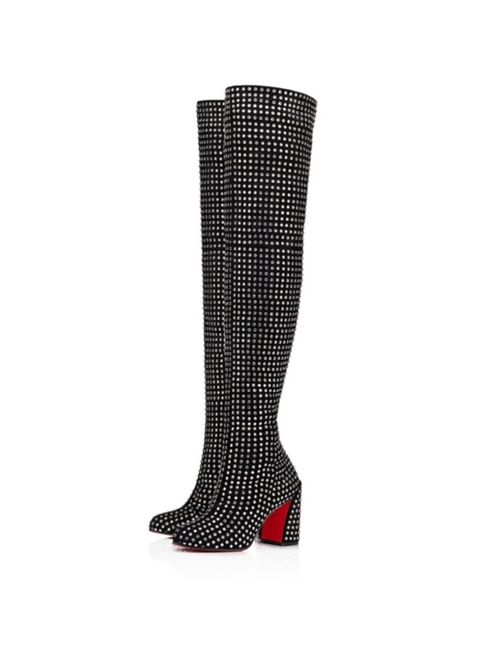 Christian Louboutin Strass
Jane botta Crystal accent boots RETAIL  9,995